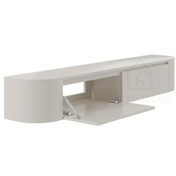 Dulce curved TV-Meubel zwevend beige 180 cm beschikbaar voor biedingen