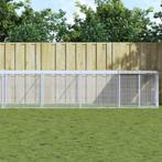 vidaXL Kippenhok met dak 1003x98x90 cm gegalvaniseerd staal, Verzenden, Nieuw