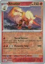 Arcanine 059/165 reverse holo pokemon 151, Ophalen of Verzenden, Nieuw, Losse kaart, Foil