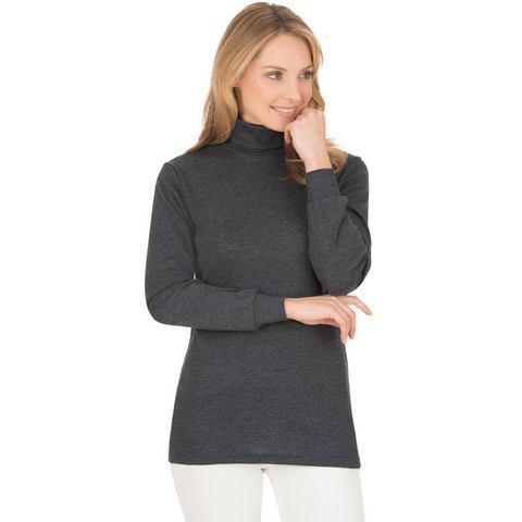 Trigema Colshirt TRIGEMA ski- en sportcoltrui met lange, Kleding | Dames, T-shirts, Nieuw, Verzenden