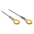 FORTEX Steel 1 meter - Ø10mm 1T staalkabel 6x 36 + stk, Verzenden, Nieuw