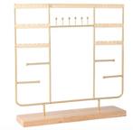 Sieradenrek goud - Display voor Opbergen sieraden oorbellen, Verzenden, Nieuw, Overige kleuren, Hardcase