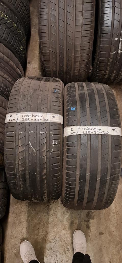 2x 255-50-20 Michelin Zomeer 4mm €50 Per Band 255 50 20, Auto-onderdelen, Banden en Velgen, 20 inch, Zomerbanden, 255 mm, Personenwagen
