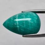 Natural bluish green Amazonite - 17.62 ct - pear - unheated, Nieuw