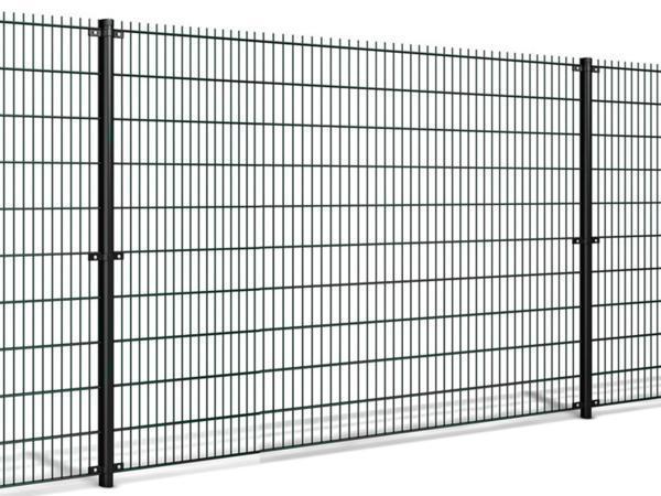 Veiling - Dubbelstaaf hekwerk zwart 1,83 x 25,7m, Tuin en Terras, Schuttingen