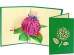 Bloemen wenskaart Hortensia met 2 libellen | Moederdag, Diversen, Wenskaarten, Nieuw, Verzenden