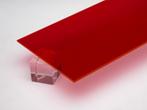 Acrylaat (PMMA) basisplaat (transparant rood, 50x30 cm, 3 m, Ophalen of Verzenden, Nieuw