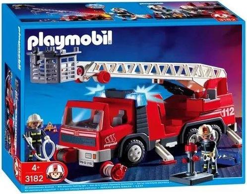 Playmobil Brandweer Ladderwagen – 3182 (Nieuw), Kinderen en Baby's, Speelgoed | Playmobil, Nieuw, Verzenden