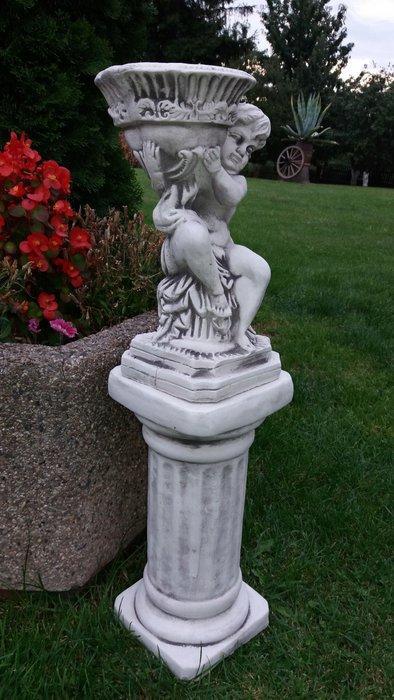 Beeld, Angel - 68 cm - Beton, Antiek en Kunst, Curiosa en Brocante