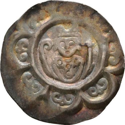 Brakteat Augsburg Bistum: Hartwig Ii von Hirnheim, 1202-1..., Postzegels en Munten, Munten | Europa | Niet-Euromunten, Verzenden