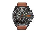 Diesel Mega Chief DZ4343 Herenhorloge 51 mm - Grijs, Verzenden, Nieuw