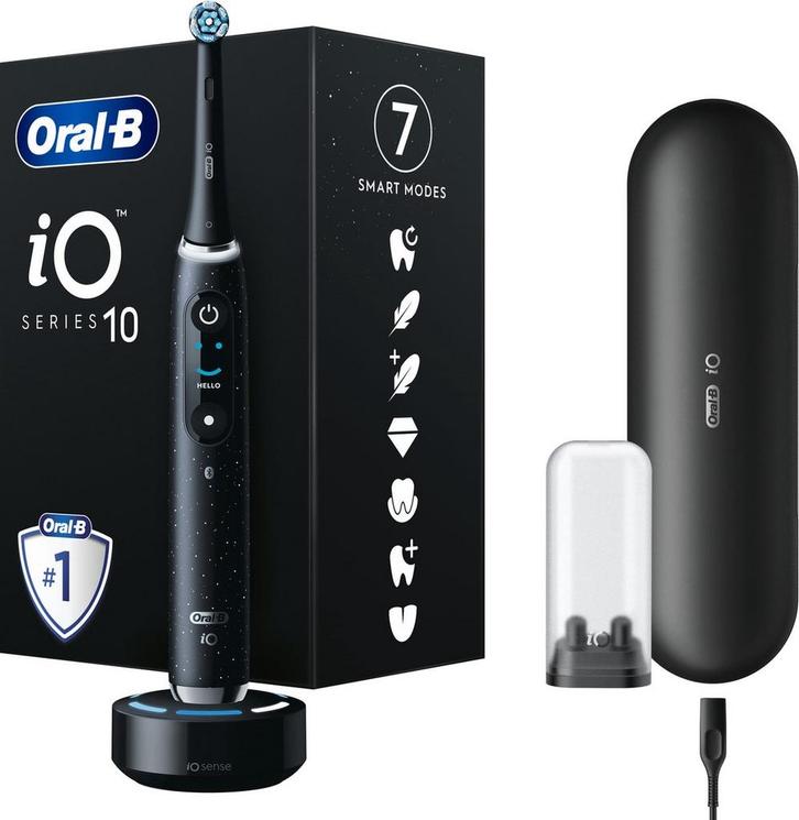 SHOMWODEL Oral-B iO 10 - Elektrische Tandenborstel - Zwart, Sieraden, Tassen en Uiterlijk, Uiterlijk | Lichaamsverzorging, Nieuw