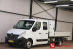 Renault Master 2.3 dCi DC DUBBEL CABINE OPEN LAADBAK, Auto's, Bestelauto's, Renault, Wit, Nieuw, Lease