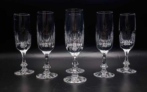 Daum - Champagne fluitje (5) - Chinon - Kristal -, Antiek en Kunst, Antiek | Meubels | Tafels