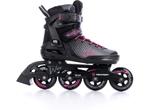 Tempish Wox 84 - Skeelers - 4 wielen 84mm - Zwart - Paars -, Verzenden, Zo goed als nieuw