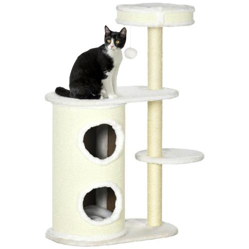 TRUUSK Krabpaal met Krabton en Kattenbed - Inclusief Kattens, Dieren en Toebehoren, Katten-accessoires, Nieuw, Verzenden