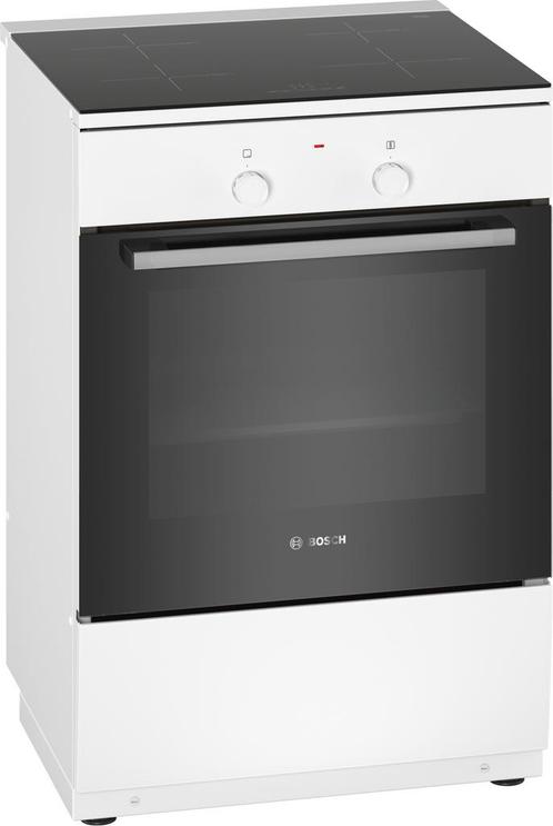 Bosch HLL09A020U vrijstaand inductie fornuis - wit, Witgoed en Apparatuur, Fornuizen, 60 cm of meer, Vrijstaand, 4 kookzones, Energieklasse A of zuiniger