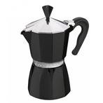 G.A.T. Italia Supermoka Percolator Zwart 6 kops, Witgoed en Apparatuur, Koffiezetapparaten, Afneembaar waterreservoir, Nieuw, Koffiebonen