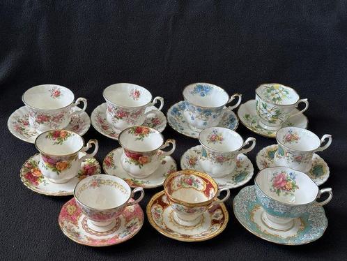 Royal Albert - Koffieservies (22) -  Lady Hamilton  ,, Antiek en Kunst, Curiosa en Brocante
