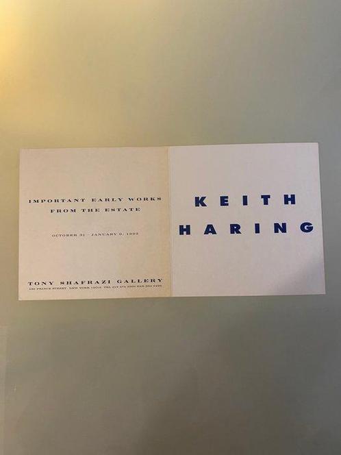 Keith Haring (1958-1990) - 1) Invito mostra Keith Haring, Antiek en Kunst, Kunst | Designobjecten