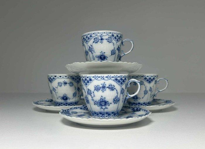 Royal Copenhagen - Koffiekopje - Blue Fluted Full Lace, Antiek en Kunst, Antiek | Meubels | Tafels