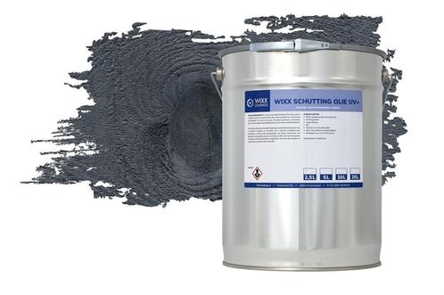 Wixx Schuttingolie UV+ Zwart 10L, Doe-het-zelf en Verbouw, Verf, Beits en Lak, Verf, Zwart, Nieuw, 5 tot 10 liter, Verzenden