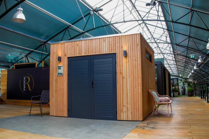 Modern tuinhuis met overkapping - Roemra Buitenleven., Tuin en Terras, Overkappingen, Nieuw, Verzenden