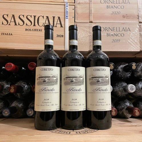 2020 Ceretto - Barolo DOCG - 3 Flessen (0.75 liter), Verzamelen, Wijnen