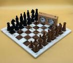 Schaakspel - Exklusives Schachspiel mit Marmorboden und