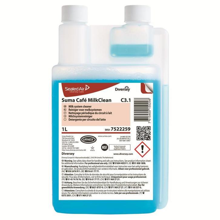 Suma Café Milkclean C3.1, 6 x 1 liter, Huis en Inrichting, Schoonmaakartikelen, Verzenden