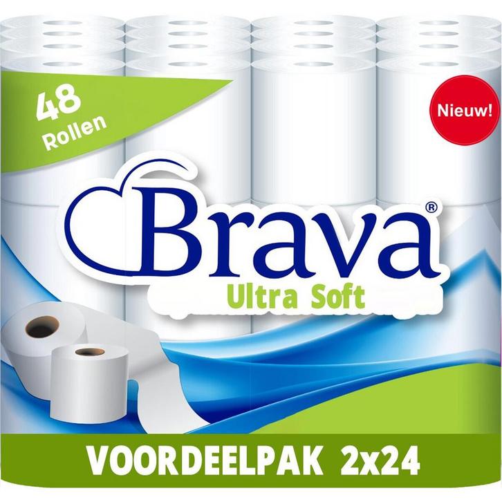 Voordeelverpakking: 48 Rollen - Ultra Soft Toiletpapier -, Huis en Inrichting, Schoonmaakartikelen, Ophalen of Verzenden