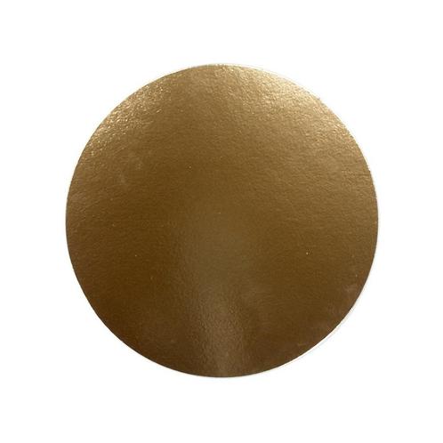 Taartkarton Goud/Wit Ø28cm per stuk, Hobby en Vrije tijd, Taarten en Cupcakes maken, Nieuw, Verzenden
