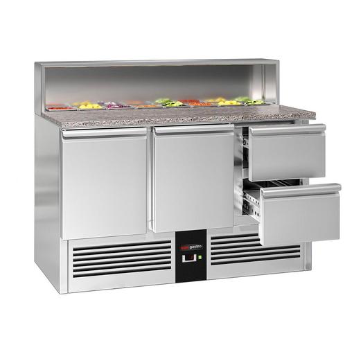 GGM Gastro | Saladette PREMIUM - 1368mm - 2 deuren & 2 laden, Zakelijke goederen, Horeca | Overige, Verzenden