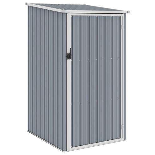 Tuinschuur 87x98x159 cm gegalvaniseerd staal grijs, Tuin en Terras, Tuinhuizen, Nieuw, Verzenden