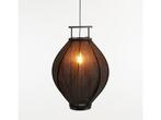 Mica Decorations Pego Hanglamp - H73 x Ø54 cm - Linnen -, Huis en Inrichting, Lampen | Hanglampen, Verzenden, Nieuw