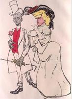 Hand in hand (lijst optie, Lithos), Antiek en Kunst, Kunst | Litho's en Zeefdrukken, Verzenden