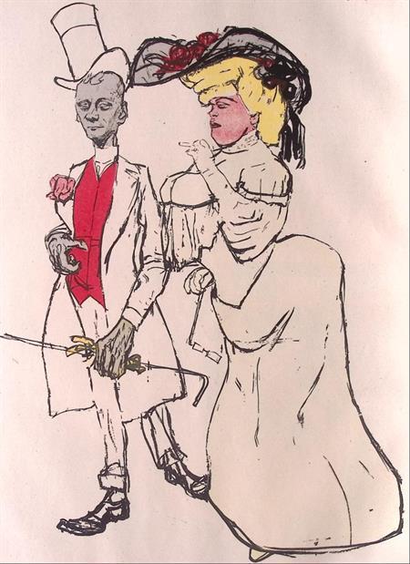 Hand in hand (lijst optie, Lithos), Antiek en Kunst, Kunst | Litho's en Zeefdrukken, Verzenden