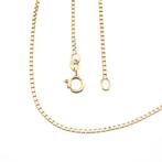 Gouden Venetiaanse ketting | 50 cm (korte ketting), Ophalen of Verzenden, Gebruikt, Overige kleuren, Goud