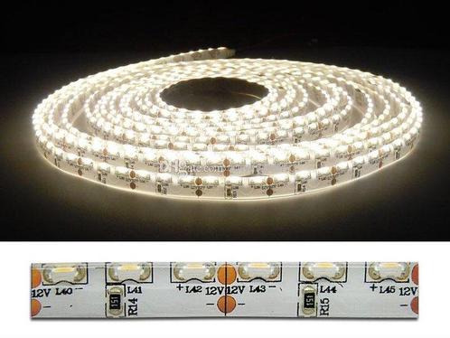 5Meter LEDstrip sideview  600x335smd -IP65 warm-wit, Huis en Inrichting, Lampen | Losse lampen, Verzenden