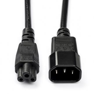 C14 naar C5 kabel | ACT | 0.5 meter, Computers en Software, Pc- en Netwerkkabels, Nieuw, Verzenden