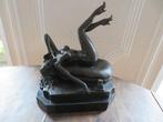 VIRTUS - Beeld, Bronze érotique Pin up - 25 cm - Gepatineerd