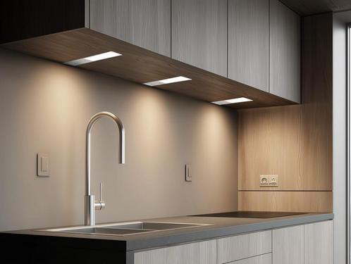 Keuken LED Spots Onderbouw | LED SET 3 x ALUMINIUM | DIMBAAR, Huis en Inrichting, Keuken | Keukenbenodigdheden, Nieuw, Verzenden