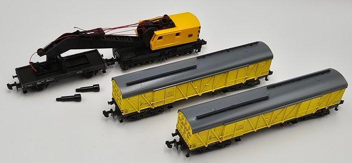 Minitrix, Roco N - Roco 2350A (Crane), Minitrix 3596, Hobby en Vrije tijd, Modeltreinen | N-Spoor