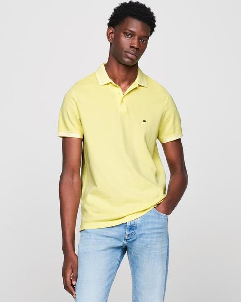 -30% Tommy Hilfiger  Tommy Hilfiger Menswear polo met korte, Kleding | Heren, Polo's, Geel, Nieuw, Verzenden
