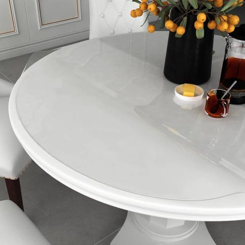 vidaXL Tafelbeschermer Ø70 cm 2 mm PVC transparant, Huis en Inrichting, Keuken | Keukenbenodigdheden, Nieuw, Verzenden