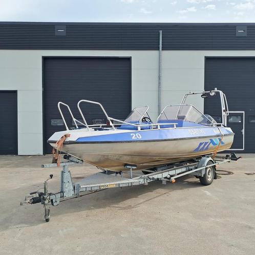 Aluminium boot, BUSTER, XXL, 2007, incl. buitenboordmotor, Watersport en Boten, Motorboten en Motorjachten