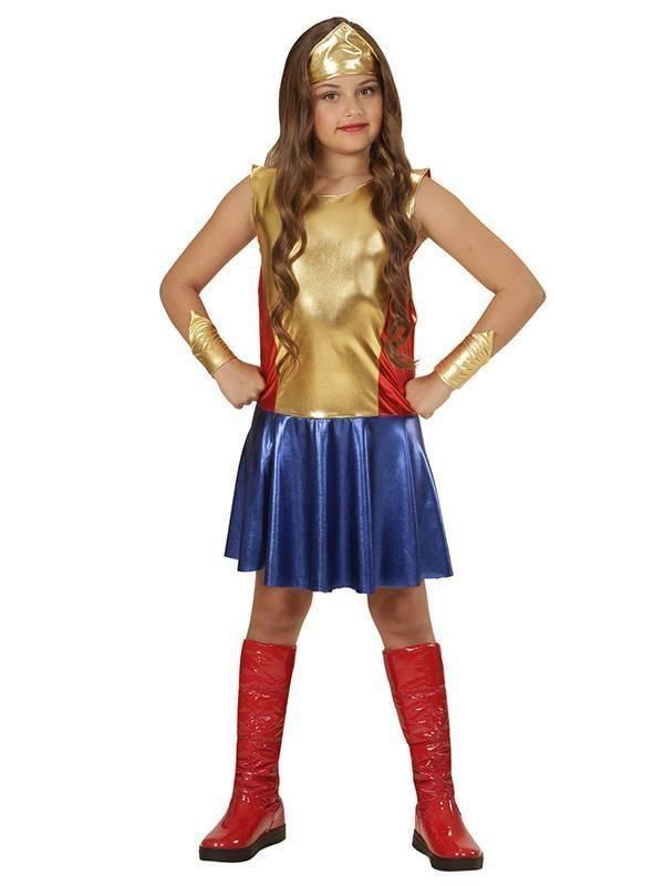 Wonder Woman meisjes kostuum, Kleding | Dames, Carnavalskleding en Feestkleding, Nieuw, Ophalen of Verzenden