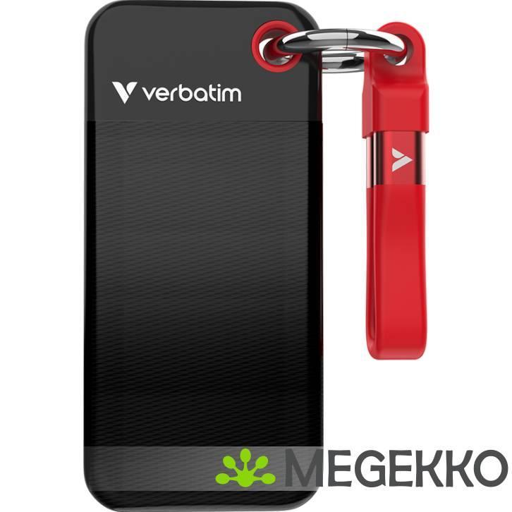 Verbatim Pocket SSD 1TB Externe SSD - Rood, Computers en Software, Harde schijven, Nieuw, Verzenden