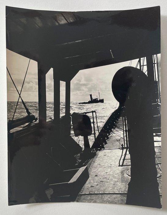 René Jacques (René Giton, dit) 1908-2003 - Au large de Brest, Antiek en Kunst, Kunst | Designobjecten