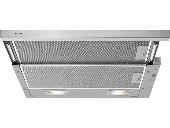 ETNA AV560RVS - Vlakscherm afzuigkap - 3 snelheden - RVS, Witgoed en Apparatuur, Afzuigkappen, Zo goed als nieuw, Verzenden